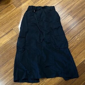 Zara Elegant Black Maxi Skirt